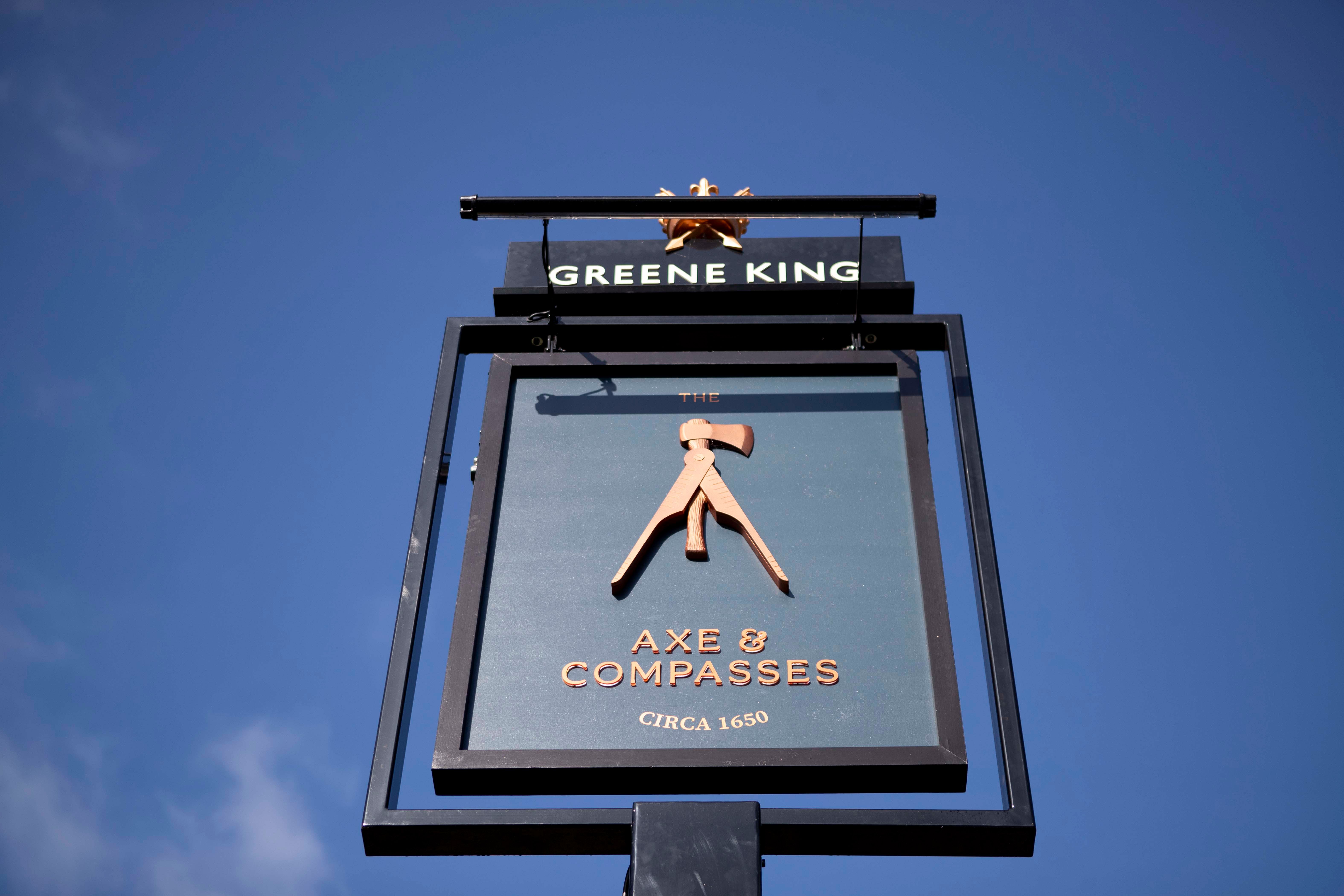 part of a gallery of our work at Axe & Compasses 2