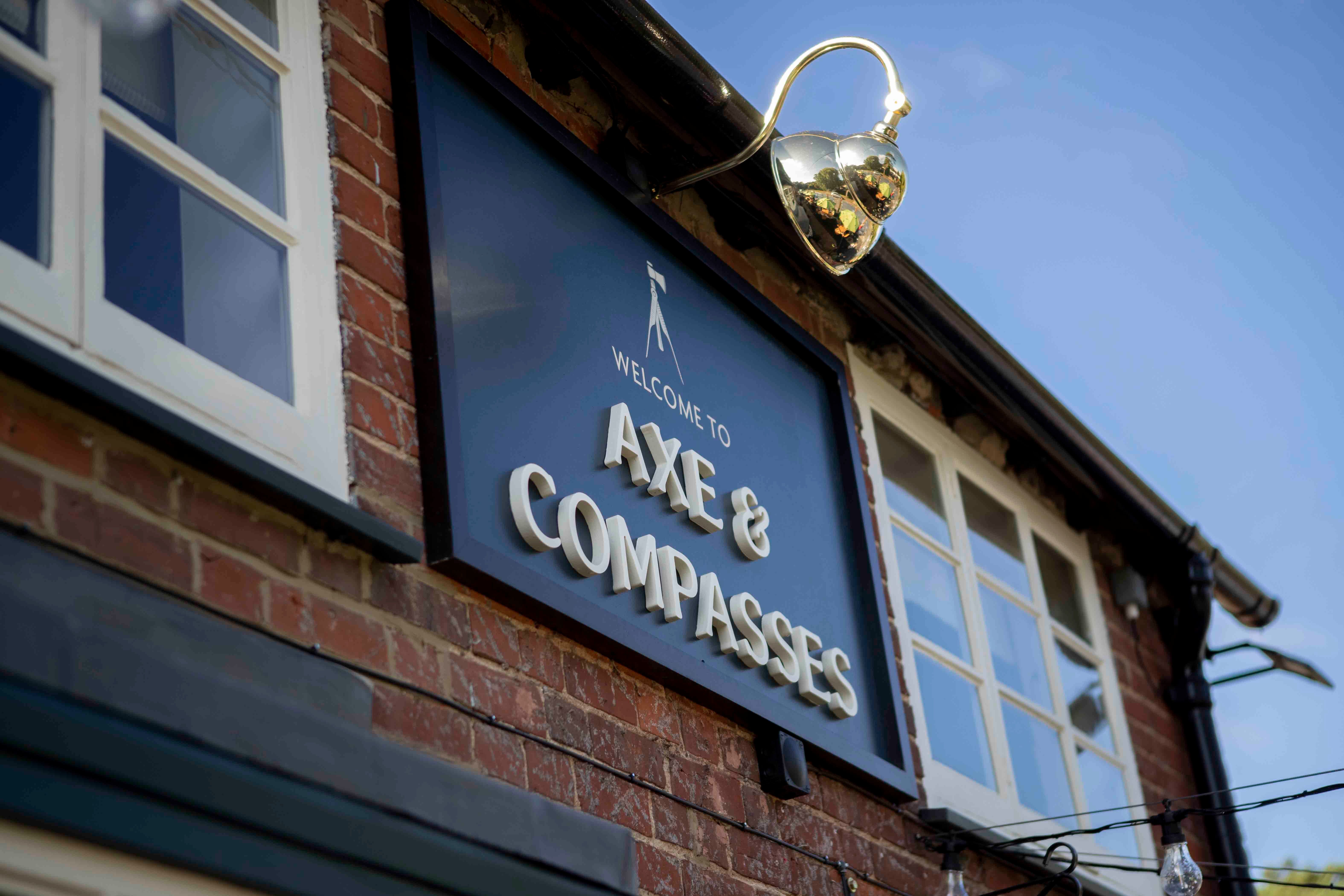 part of a gallery of our work at Axe & Compasses 6