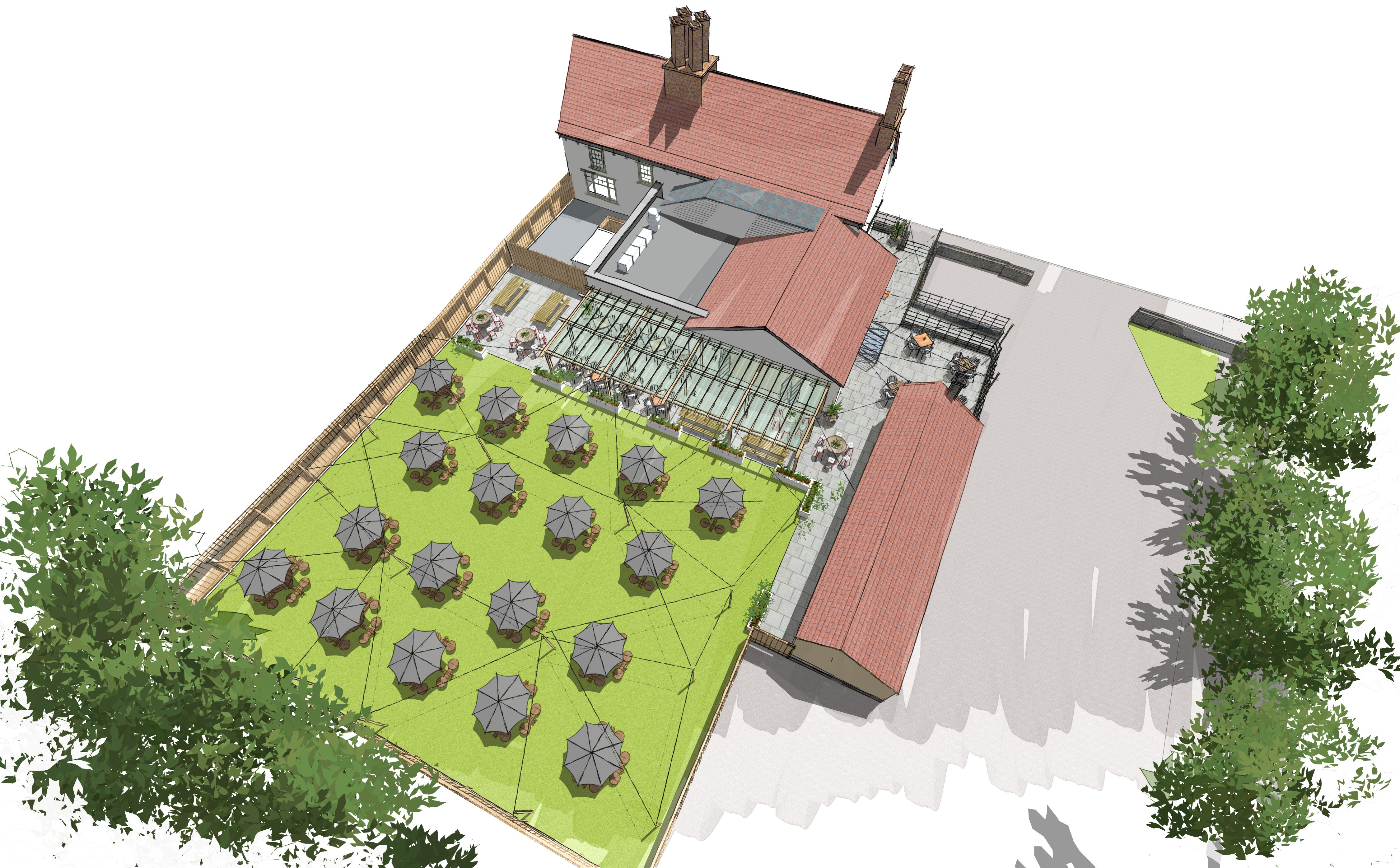 part of a gallery of our work at The Crown 5